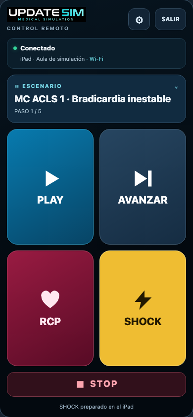 Mando vertical real de UPDATE SIM en iPhone